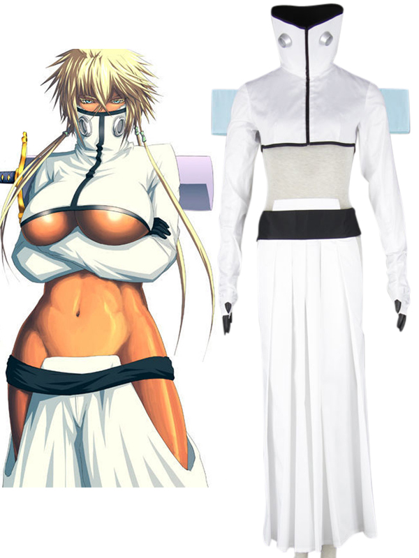 Bleach Tear Halibel White Kimono Cosplay Costume